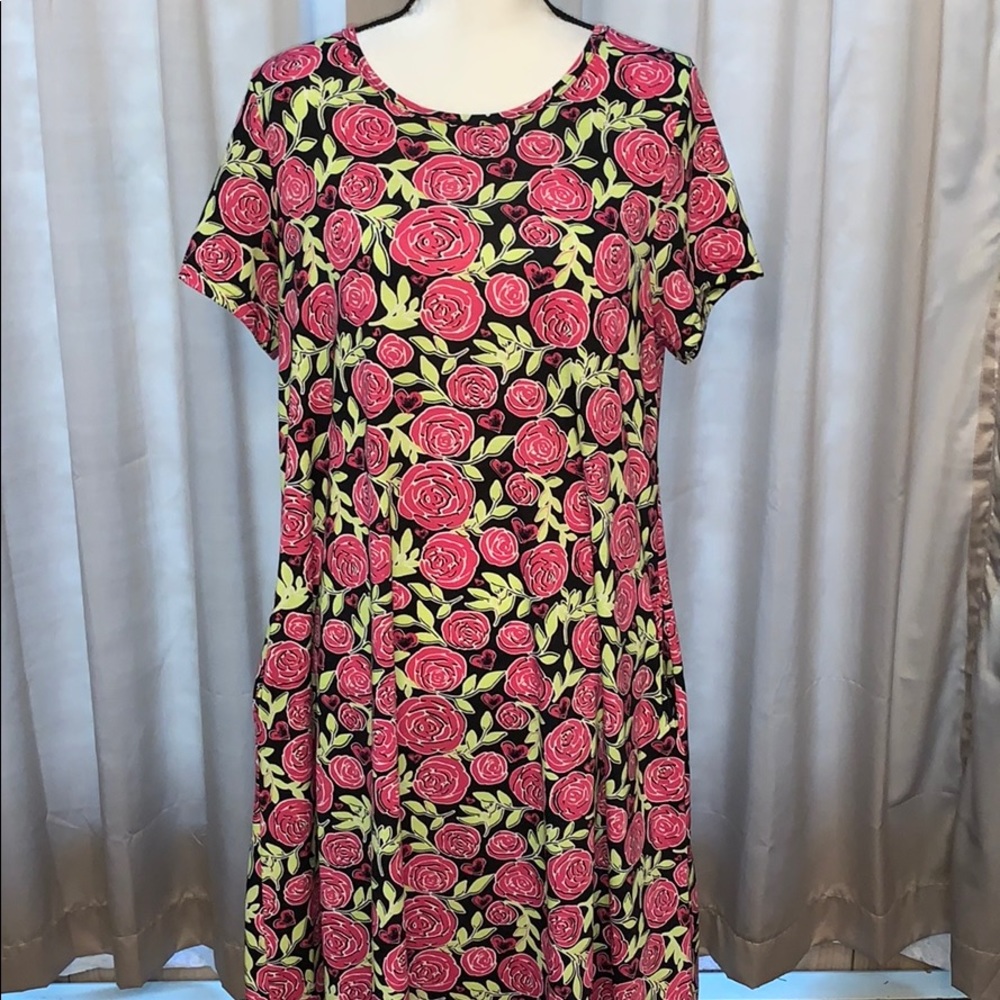 Large LuLaRoe Rose Jessie Dress